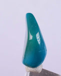 8 carats GEM SILICA CHRYSOCOLLA Emeraldine Chalcedony Lily Mine Peru Tumbled Quartz Malachite Emerald Color Jade Color B907