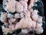 6.3cms RHODOCHROSITE ROSETTE PYRITE Galena Peru Pink Red Botryoidal Crystals  Natural Sculpture Mineral Specimen R376