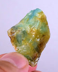 12.7grs BLUE OPAL ROUGH Peru Rough Scenic Quality Translucent Jewelry O674