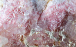 6.1cms RHODOCHROSITE ROSETTE QUARTZ  Peru Pink Crystals Needles Collector Mineral Specimen R379