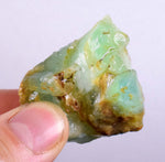 26grs BLUE OPAL ROUGH Peru Rough Scenic Quality Translucent Jewelry O658
