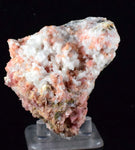 6.2cms RHODOCHROSITE RHOMBOHEDRAL QUARTZ Premium Miniature Crystals Huayllapon Pasto Bueno Mine Peru Collector Mineral Specimen R399