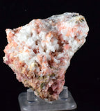 6.2cms RHODOCHROSITE RHOMBOHEDRAL QUARTZ Premium Miniature Crystals Huayllapon Pasto Bueno Mine Peru Collector Mineral Specimen R399