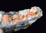 4.4cms RHODOCHROSITE RHOMBOHEDRAL QUARTZ Premium Miniature Crystals Huayllapon Pasto Bueno Mine Peru Collector Mineral Specimen R403