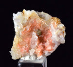 2.6cms RHODOCHROSITE RHOMBOHEDRAL QUARTZ Premium Miniature Crystals Huayllapon Pasto Bueno Mine Peru Collector Mineral Specimen R404