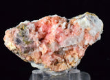 5.7cms RHODOCHROSITE RHOMBOHEDRAL QUARTZ Premium Miniature Crystals Huayllapon Pasto Bueno Mine Peru Collector Mineral Specimen R406