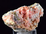 5.7cms RHODOCHROSITE RHOMBOHEDRAL QUARTZ Premium Miniature Crystals Huayllapon Pasto Bueno Mine Peru Collector Mineral Specimen R406