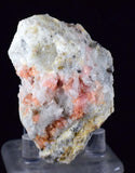 4.9cms RHODOCHROSITE RHOMBOHEDRAL QUARTZ Premium Miniature Crystals Huayllapon Pasto Bueno Mine Peru Collector Mineral Specimen R408