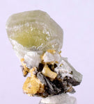 3.1cms APATITE SIDERITE QUARTZ Crystals Chalcopyrite Bornite Peru Mineral Specimen A489