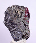3.5cms PROUSTITE RUBY SILVER Galena Pyrite Crystals Uchucchacua Mine Peru Mineal Specimen H260