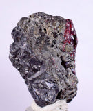 3.5cms PROUSTITE RUBY SILVER Galena Pyrite Crystals Uchucchacua Mine Peru Mineal Specimen H260