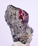 3.5cms PROUSTITE RUBY SILVER Galena Pyrite Crystals Uchucchacua Mine Peru Mineal Specimen H260
