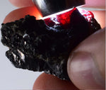 3.5cms PROUSTITE RUBY SILVER Galena Pyrite Crystals Uchucchacua Mine Peru Mineal Specimen H260