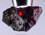 3.5cms PROUSTITE RUBY SILVER Galena Pyrite Crystals Uchucchacua Mine Peru Mineal Specimen H260