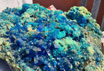 50cms MUSEUM NATURAL CHALCANTHITE  Giant Peru Copper Botryoidal Crystals Druzy Translucent Electric Blue Shiny Mineral Specimen