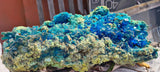 50cms MUSEUM NATURAL CHALCANTHITE  Giant Peru Copper Botryoidal Crystals Druzy Translucent Electric Blue Shiny Mineral Specimen