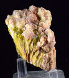 7ms EPIDOTE CALCITE CRYSTALS Cluster Peru Green Color Mineral Specimen C878