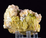 7ms EPIDOTE CALCITE CRYSTALS Cluster Peru Green Color Mineral Specimen C878