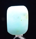 8carats BLUE OPAL CABOCHON Pendant Wire Wrap Caribean Turquoise Color Peru B916
