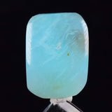 8carats BLUE OPAL CABOCHON Pendant Wire Wrap Caribean Turquoise Color Peru B916