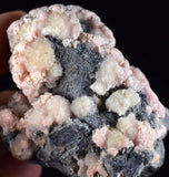 6.2cms RHODOCHROSITE QUARTZ GALENA Cajatambo Peru Premium Crystals Collector Mineral Specimen R416