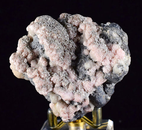 6.2cms RHODOCHROSITE QUARTZ GALENA Cajatambo Peru Premium Crystals Collector Mineral Specimen R416