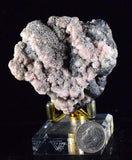 6.2cms RHODOCHROSITE QUARTZ GALENA Cajatambo Peru Premium Crystals Collector Mineral Specimen R416