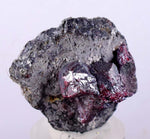 3.5cms PROUSTITE RUBY SILVER Crystals Uchucchacua Mine Peru Mineral Specimen H261