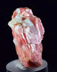 3.4cms RHODOCHROSITE RHOMBOHEDRAL QUARTZ Premium Miniature Crystals Huayllapon Pasto Bueno Mine Peru Collector Mineral Specimen R385
