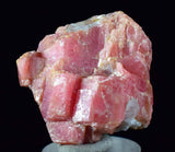 3.4cms RHODOCHROSITE RHOMBOHEDRAL QUARTZ Premium Miniature Crystals Huayllapon Pasto Bueno Mine Peru Collector Mineral Specimen R385