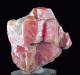 3.4cms RHODOCHROSITE RHOMBOHEDRAL QUARTZ Premium Miniature Crystals Huayllapon Pasto Bueno Mine Peru Collector Mineral Specimen R385