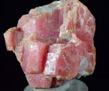 3.4cms RHODOCHROSITE RHOMBOHEDRAL QUARTZ Premium Miniature Crystals Huayllapon Pasto Bueno Mine Peru Collector Mineral Specimen R385