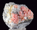 4.1cms RHODOCHROSITE RHOMBOHEDRAL QUARTZ Premium Miniature Crystals Huayllapon Pasto Bueno Mine Peru Collector Mineral Specimen R389