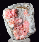 4.1cms RHODOCHROSITE RHOMBOHEDRAL QUARTZ Premium Miniature Crystals Huayllapon Pasto Bueno Mine Peru Collector Mineral Specimen R389