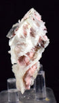 5.5cms RHODOCHROSITE RHOMBOHEDRAL QUARTZ Premium Miniature Crystals Huayllapon Pasto Bueno Mine Peru Collector Mineral Specimen R396