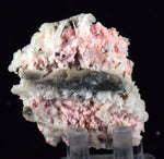 5.5cms RHODOCHROSITE RHOMBOHEDRAL QUARTZ Premium Miniature Crystals Huayllapon Pasto Bueno Mine Peru Collector Mineral Specimen R396