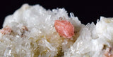 4.6cms RHODOCHROSITE RHOMBOHEDRAL QUARTZ Premium Miniature Crystals Huayllapon Pasto Bueno Mine Peru Collector Mineral Specimen R402