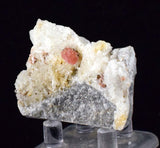 4.6cms RHODOCHROSITE RHOMBOHEDRAL QUARTZ Premium Miniature Crystals Huayllapon Pasto Bueno Mine Peru Collector Mineral Specimen R402