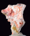 4.4cms RHODOCHROSITE RHOMBOHEDRAL QUARTZ Premium Miniature Crystals Huayllapon Pasto Bueno Mine Peru Collector Mineral Specimen R403