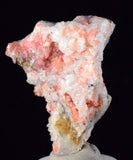 4.4cms RHODOCHROSITE RHOMBOHEDRAL QUARTZ Premium Miniature Crystals Huayllapon Pasto Bueno Mine Peru Collector Mineral Specimen R403