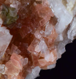 2.6cms RHODOCHROSITE RHOMBOHEDRAL QUARTZ Premium Miniature Crystals Huayllapon Pasto Bueno Mine Peru Collector Mineral Specimen R404