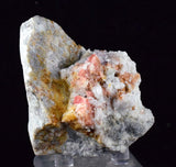 6cms RHODOCHROSITE RHOMBOHEDRAL QUARTZ Premium Miniature Crystals Huayllapon Pasto Bueno Mine Peru Collector Mineral Specimen R407