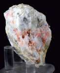 4.9cms RHODOCHROSITE RHOMBOHEDRAL QUARTZ Premium Miniature Crystals Huayllapon Pasto Bueno Mine Peru Collector Mineral Specimen R408