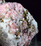 5.8cms RHODOCHROSITE RHOMBOHEDRAL QUARTZ Premium Miniature Crystals Huayllapon Pasto Bueno Mine Peru Collector Mineral Specimen R409