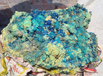 50cms MUSEUM NATURAL CHALCANTHITE  Giant Peru Copper Botryoidal Crystals Druzy Translucent Electric Blue Shiny Mineral Specimen