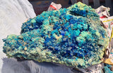 50cms MUSEUM NATURAL CHALCANTHITE  Giant Peru Copper Botryoidal Crystals Druzy Translucent Electric Blue Shiny Mineral Specimen
