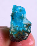 13carats GEM SILICA CHRYSOCOLLA Chalcedony Peru High Yield New Find Rough Sky Blue Translucent Rare Mineral Specimen S66