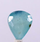 1.5Carats GRANDIDIERITE FACET BLUE Green Rare Madagascar Jewelry Pendant B909