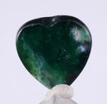 4carats GEM SILICA CHRYSOCOLLA Emeraldine Chalcedony Peru Cabochon Quartz Emerald Color Jade Color B914