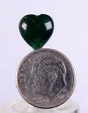 4carats GEM SILICA CHRYSOCOLLA Emeraldine Chalcedony Peru Cabochon Quartz Emerald Color Jade Color B914